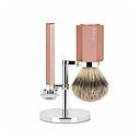 [ MU/S091MHXGSUNRISE] Muehle - Hexagon - Shaving Set Pure - Silvertip