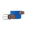 [BB/CM79-T1] Billybelt - Elastic braided belt - Bleu Grec - Size 1