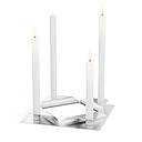 [HOF/00367] Hofats - SQUARE CANDLE silver (4 pièces)