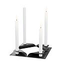 [HOF/00369] Hofats - SQUARE CANDLE black (4 pieces)