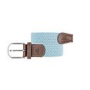 [BB/CM85-T1] Billybelt - Elastische gevlochten riem - Bleu Nuage - Maat 1