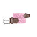 [BB/CM87-T2] Billybelt - Ceinture tressée élastique - Misty Rose - Taille 2