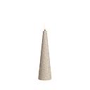 [PIF/UL-CO-CPGLI06021] Uyuni - LED cone candle - Champagne