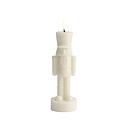 [PIF/UL-NC-OY21] Uyuni - LED candle - Nutcracker - Oyster grey