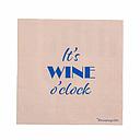 [BV/82062582] Blooming Ville - Wine Paper Napkin - Blue
