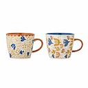 [BV/82063094] Blooming Ville - Anniversary Cup - Multi Stoneware